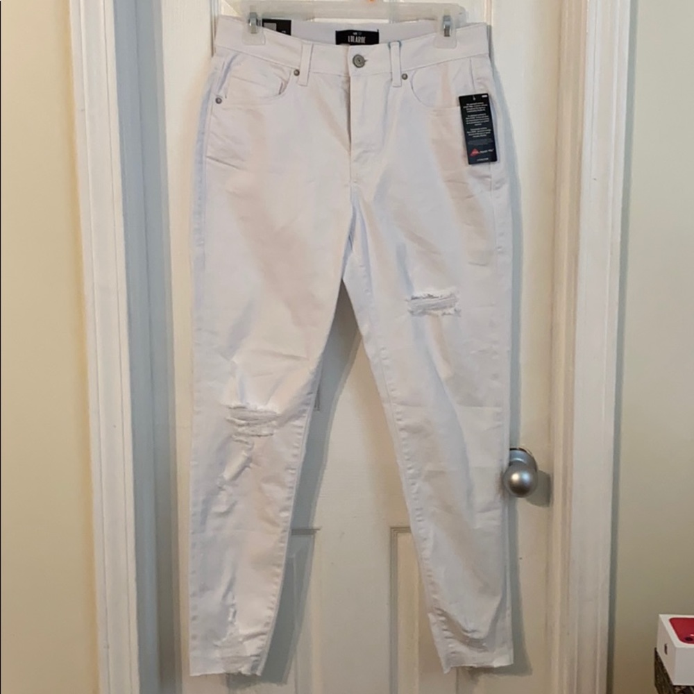 NWT Lularoe white denim 28